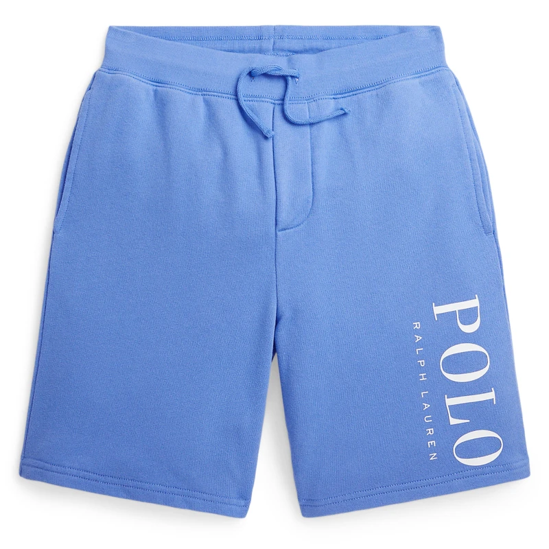 Image of Polo Ralph Lauren Logo Spa Terry Shorts Junior - Blue Blue 9 - 10 Years
