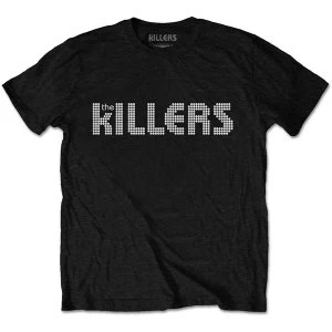 Image of The Killers - Dots Logo Mens Medium T-Shirt - Black