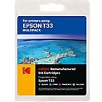 Image of Kodak Ink Cartridge Compatible with Epson C13T33374011 CMYK Pack of 5