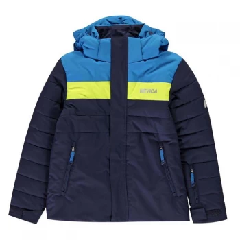 Image of Nevica Bubble Jacket Juniors - Navy/Gree