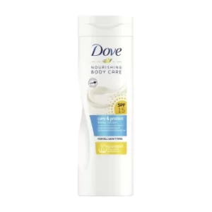 Image of Dove Care and Protect SPF 15 Body Lotion 400ml