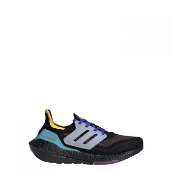 Image of adidas Ultraboost 21 Primeblue Boost Running Shoes Kids - Core Black / Cloud White / Pul