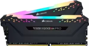 Image of Corsair Vengeance RGB PRO 32GB DDR4 3200MHz CL16 Desktop Memory - Black