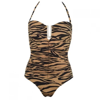 Image of Biba Band Swimsuit - Tiger Print