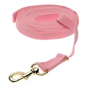 Image of Kincade Cotton Lunge Rein - Pink