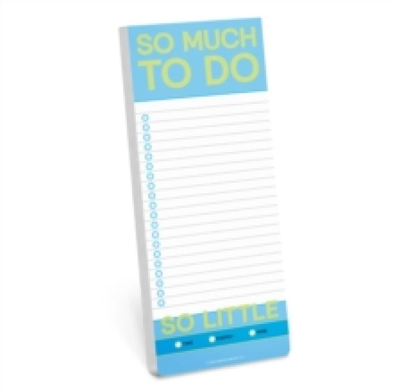 Image of Knock Knock So Much to Do Make-a-List Pad Other printed item