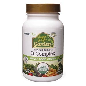Image of Natures Plus Source of Life Garden Vitamin B Complex 60 vegetable capsules