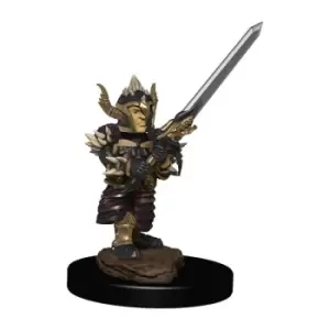 Image of D&amp;D Icons of the Realms Premium Miniature pre-painted Halfling Fighter Male Case (6)