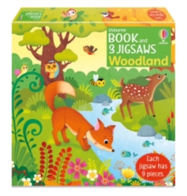Image of Usborne Book and 3 Jigsaws: Woodland Paperback / softback
