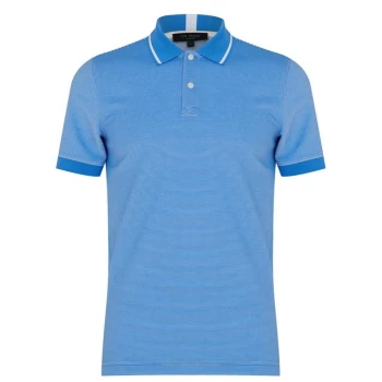 Image of Ted Baker Ellerby Stripe Polo Shirt - Blue