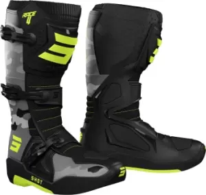 Image of Shot Race 4 Motocross Boots, green-brown, Size 46, green-brown, Size 46