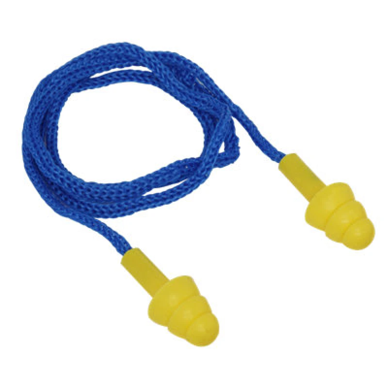 Image of Sealey Worksafe Ear Plugs Disposable Corded Snr Rating 38Db 50 Pairs Soft Foam 402/50