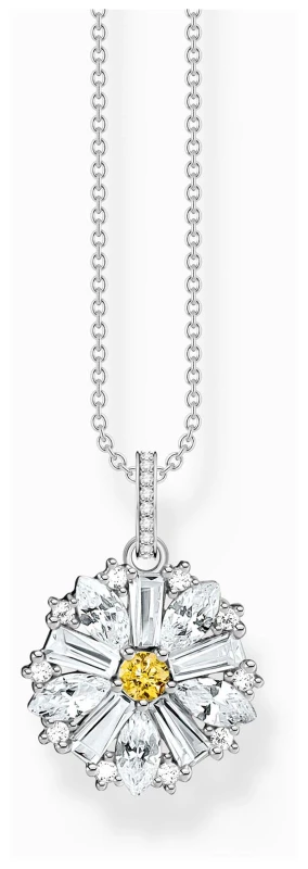 Image of Thomas Sabo KE2086-051-4-L45V Silver Lovely Daisy Flower Jewellery