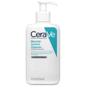 Image of CeraVe Blemish Control Face Cleanser with 2% Salicylic Acid & Niacinamide for Blemish-Prone Skin 236ml