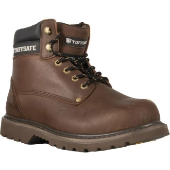 Image of Brown Trucker Safety Boots - Size 6 - Tuffsafe