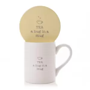 Image of Love Life Mug & Coaster Set - Tea Hug