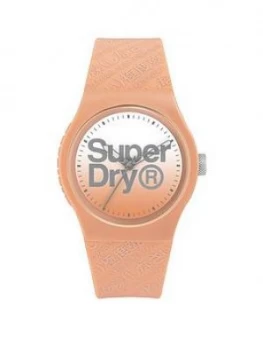 Image of Superdry Nude Faded Dial With Nude Silicone Strap, One Colour, Women