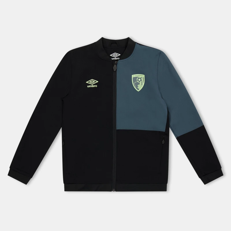 Image of Castore Unisex Kids Bournem Pres Licensed Rain Anorak Caviar/Slate unisex JXS