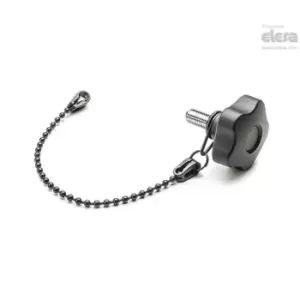 Image of ELESA Lobe knob-VCT.25 p-M5x10-LP-C9 Black