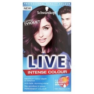 Image of Schwarzkopf LiveE Intense Colour 087 Mystic Violet Hair Dye Purple