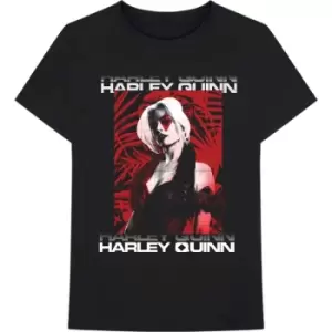 Image of The Suicide Squad - Harley Leaves Unisex XX-Large T-Shirt - Black