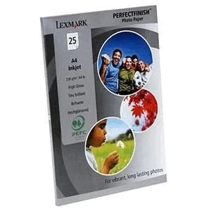 Image of Lexmark (A4) PerfectFinish Photo Paper (25 Sheets)