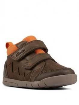 Image of Clarks Rex Park Toddler Boot - Khaki
