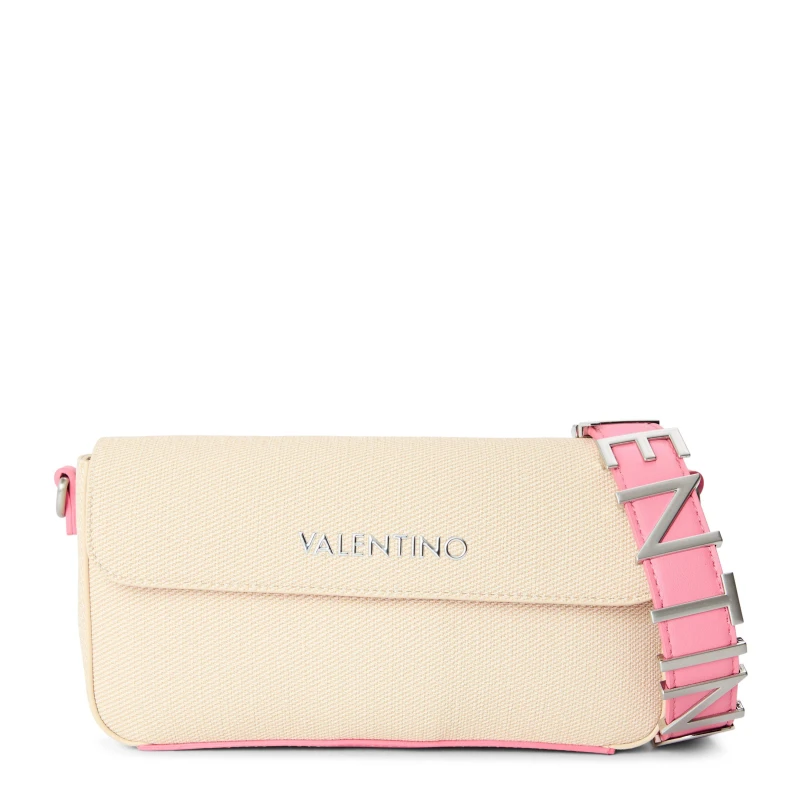 Image of Valentino Womens Alexia Flap Crossbody Bag NAT/ROSA female One Size
