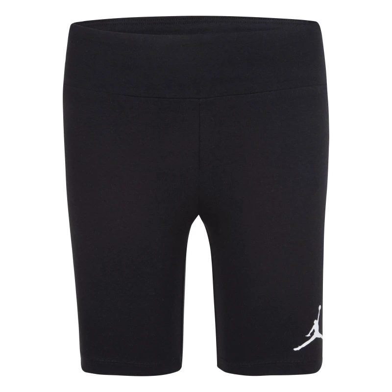 Image of Air Jordan Air Bike Shorts Junior Girls Black/White female 9-10 (M)