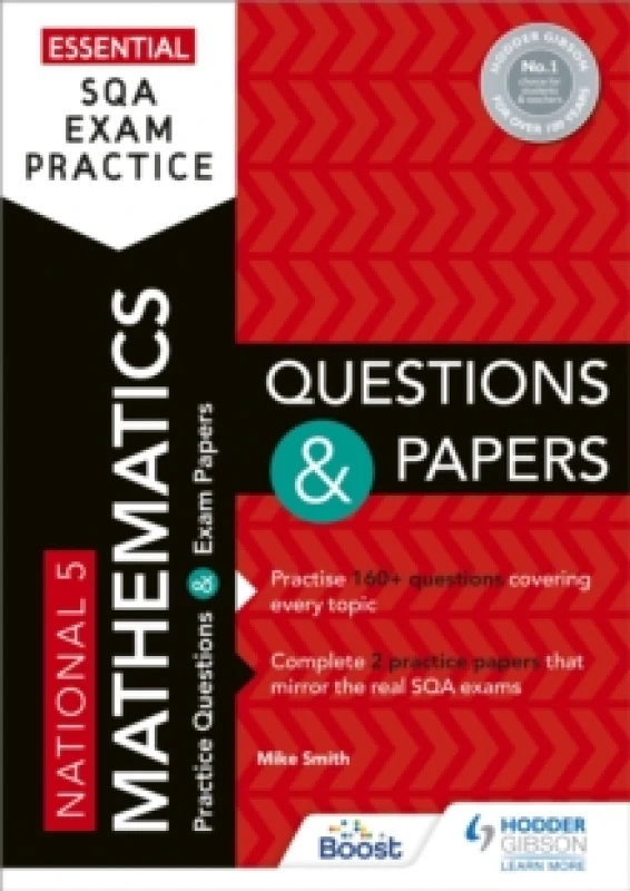 Image of Mike Smith Essential SQA Exam Practice: National 5 Mathematics Questions and Papers Book Multi unisex