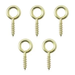 Image of BQ Brass Screw Eye Pack of 25