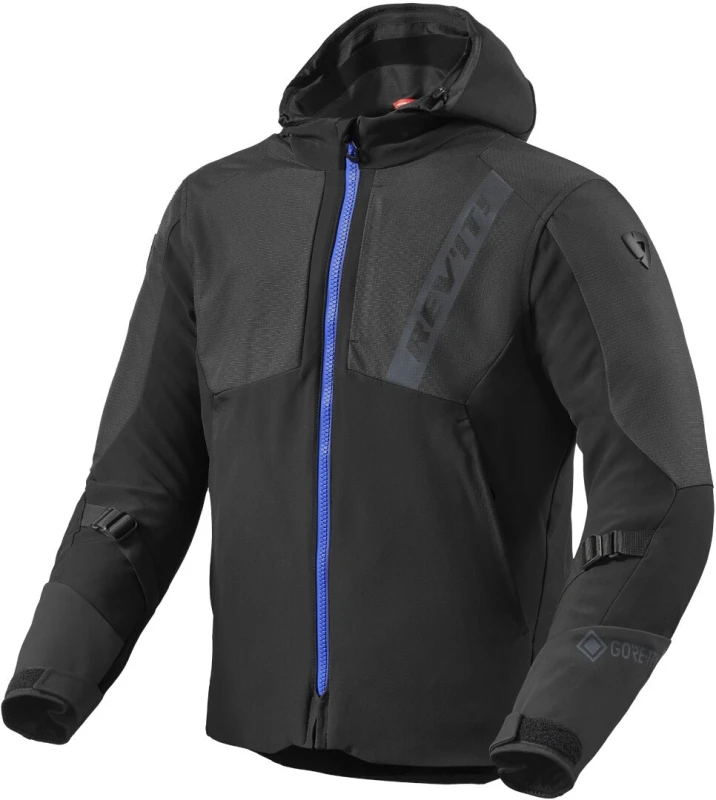Image of Revit Potential GTX waterproof Motorcycle Textile Jacket, black-grey, Size S for Men