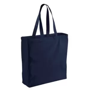 Image of Westford Mill Canvas Classic Shopper Bag - 26 Litres (One Size) (French Navy)