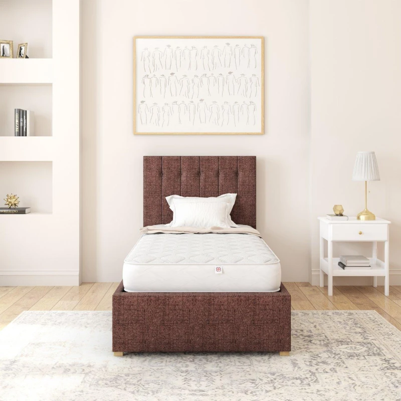 Image of Aspire 700 Memory Foam Comfort Rolled Mattress White unisex Small Sing