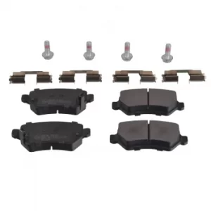 Image of Brake Pad Set 16512 by Febi Bilstein Rear Axle