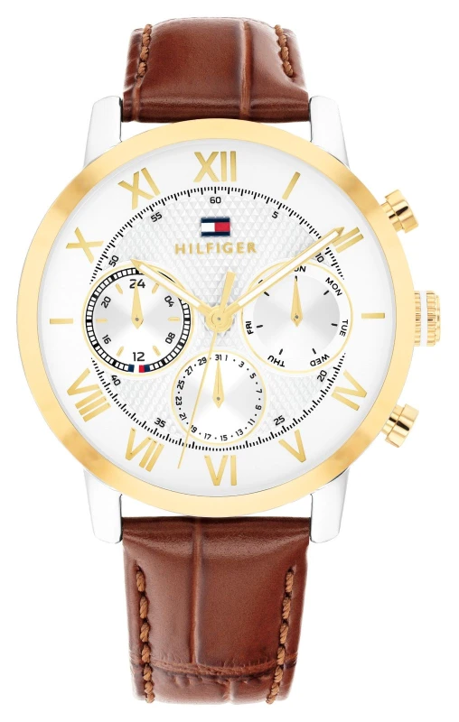 Image of Tommy Hilfiger 1710726 Th-Oxford Multifunction (42mm) White Watch