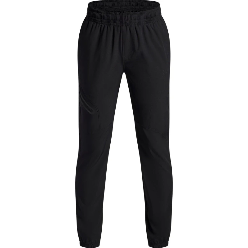 Image of Under Armour Kids Closed Hem Fleece Joggers Black male 7-8 (S)