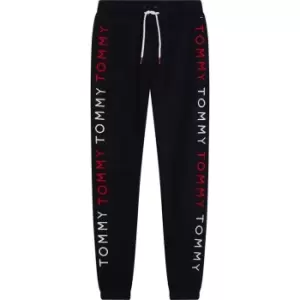 Image of Tommy Bodywear Tommy Hilfiger Emblem Track Pant - Blue