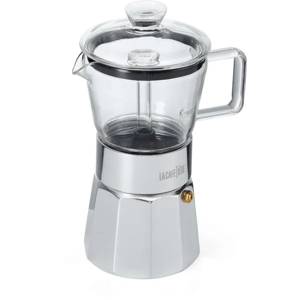 Image of La Cafetiere Verona LCSTESP6CPGLS 6 Cup Glass Espresso Coffee Maker