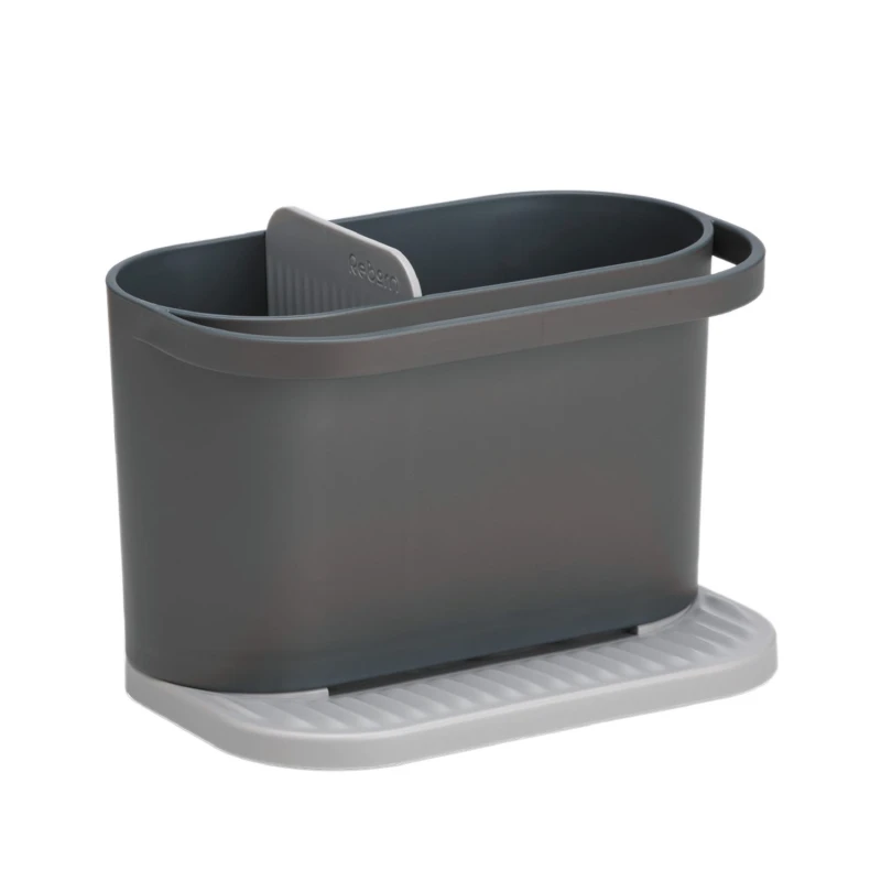 Image of ReBorn Recycled Elegant and Space Efficient Made in Britain Sink Tidy Dark Grey unisex