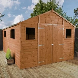 Image of Mercia Pressure Treated Shiplap Apex Workshop - 16 x 10ft
