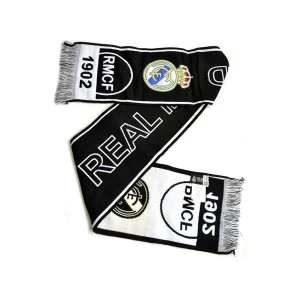 Image of Real Madrid Black White Scarf RM4BUF12