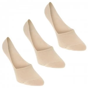 Image of Calvin Klein Invisible Socks 3 Pack - Sand