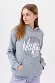 Image of Marl Dream Sequin Circle Hoodie