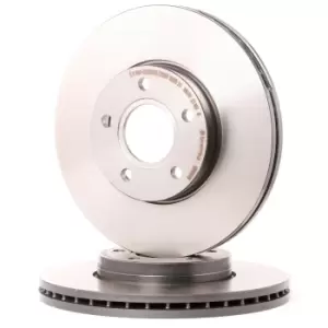 Image of PAIR PAINTED BREMBO BRAKE DISCS 09.9464.11