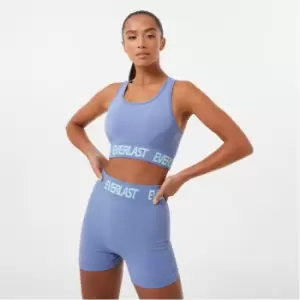 Image of Everlast Seamless Panelled Sports Bra - Blue