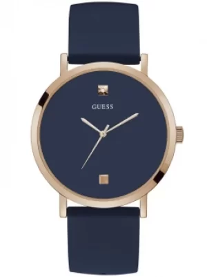 Image of Guess Supernova Rose-Gold and Blue Watch W1264G3