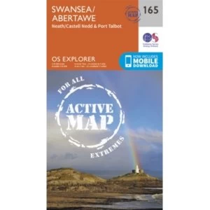 Image of Swansea, Neath and Port Talbot by Ordnance Survey (Sheet map, folded, 2015)