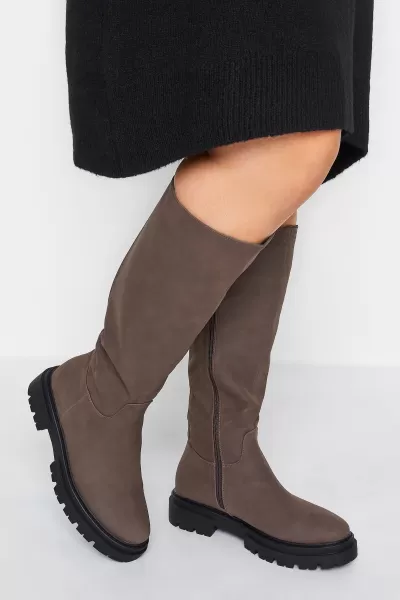 Image of Wide & Extra Wide Fit Chunky Calf Boots