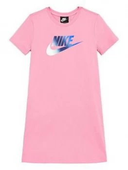 Image of Nike Sportswear Older Girls T-Shirt Dress - Pink